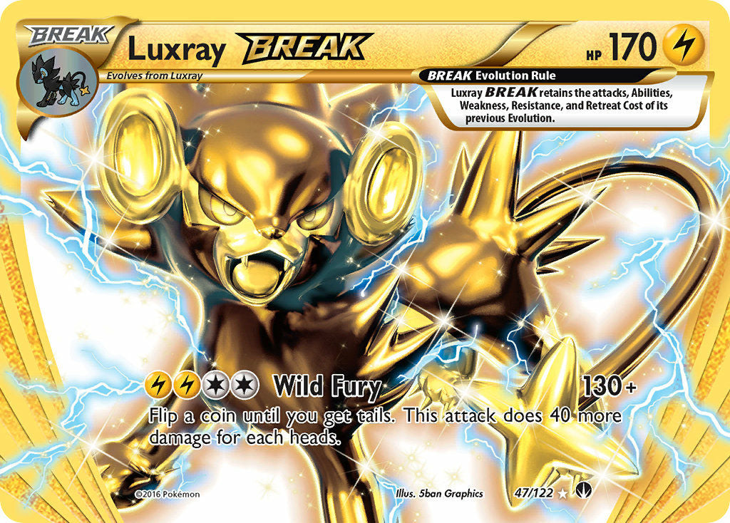 Luxray BREAK - BREAKpoint (Holo Rare) [BKP-47] English / Near Mint / Normal