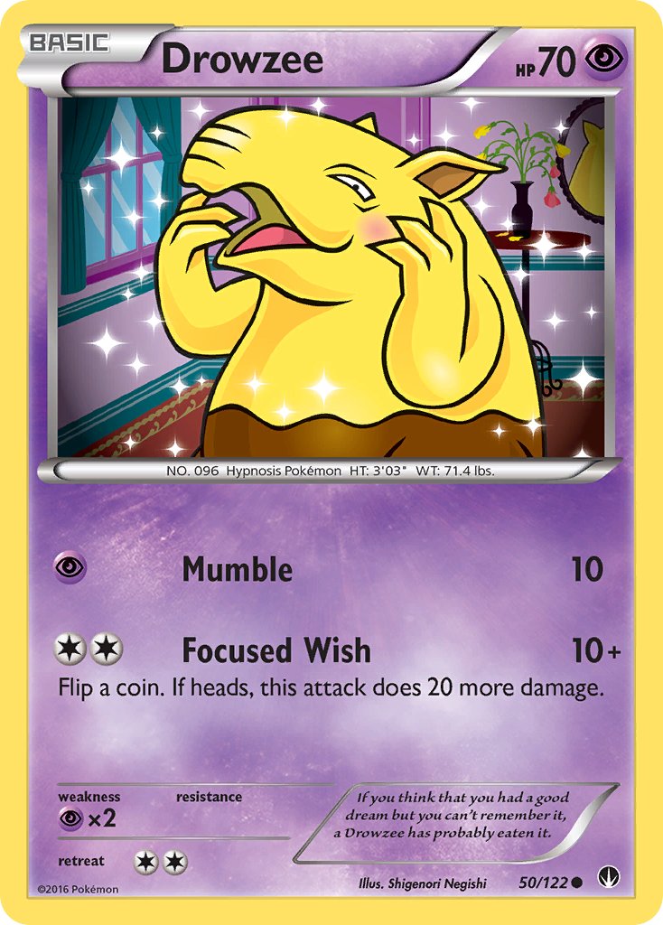 Drowzee - BREAKpoint (Common) [BKP-50] English / Near Mint / Normal