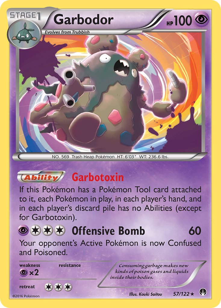 Garbodor - BREAKpoint (Holo Rare) [BKP-57] English / Near Mint / Normal