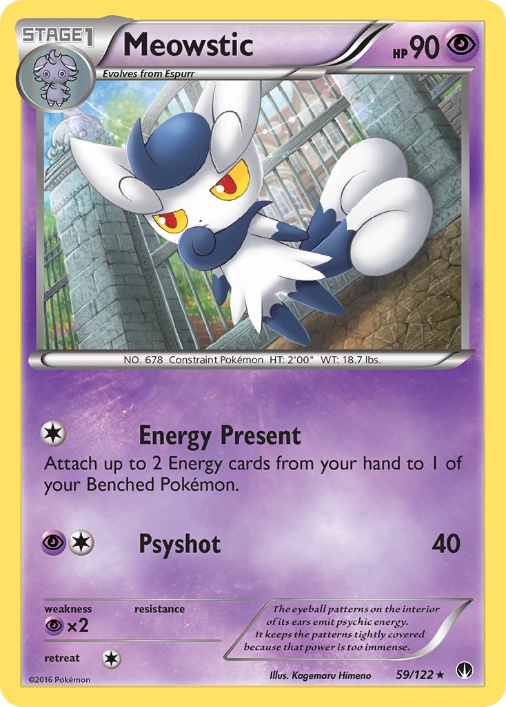 Meowstic - BREAKpoint (Rare) [BKP-59] English / Near Mint / Normal