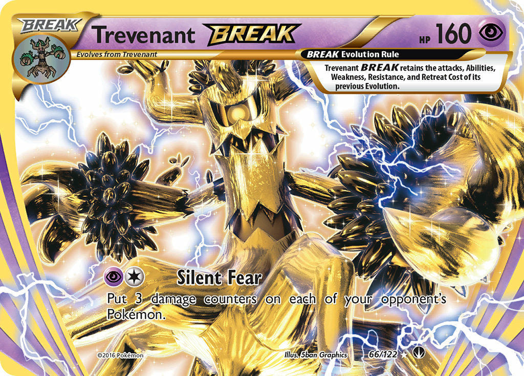 Trevenant BREAK - BREAKpoint (Holo Rare) [BKP-66] English / Near Mint / Normal
