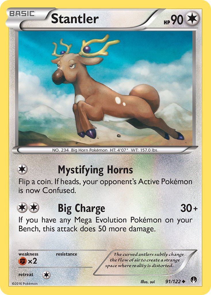 Stantler - BREAKpoint (Uncommon) [BKP-91] English / Near Mint / Normal