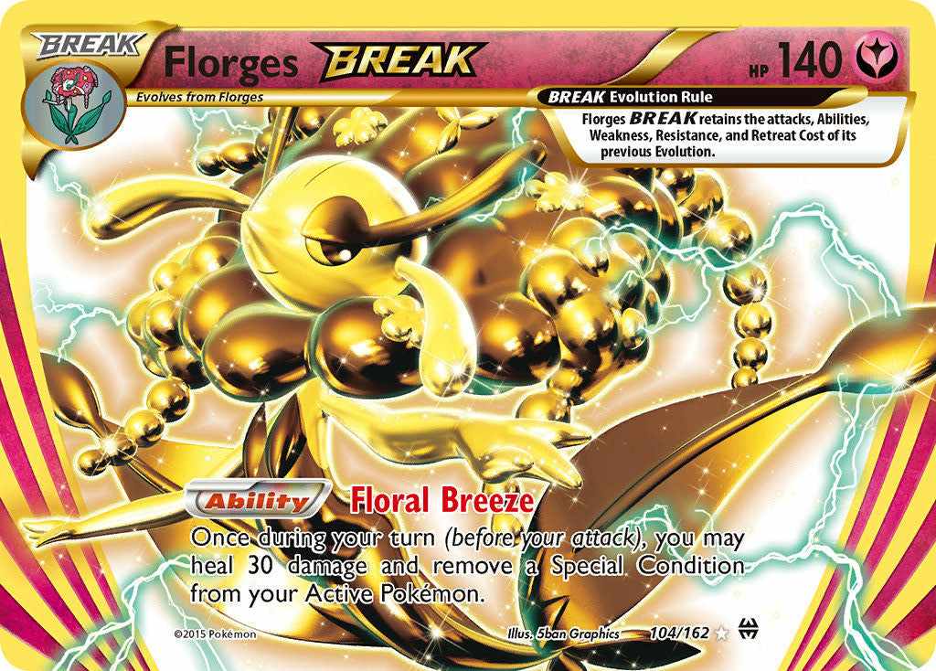 Florges BREAK - BREAKthrough (Holo Rare) [BKT-104] English / Excellent / Normal