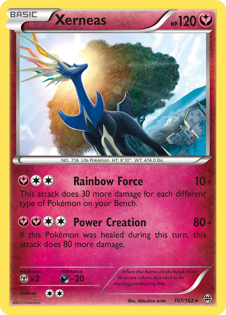 Xerneas - BREAKthrough (Holo Rare) [BKT-107] English / Near Mint / Normal