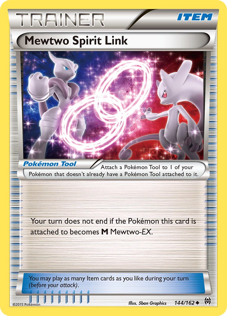 Mewtwo Spirit Link - BREAKthrough (Uncommon) [BKT-144] English / Near Mint / Normal