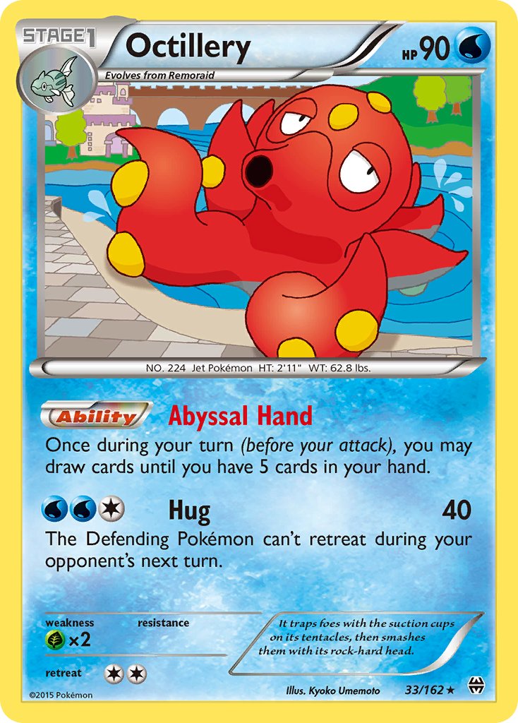 Octillery - BREAKthrough (Holo Rare) [BKT-33] English / Near Mint / Normal