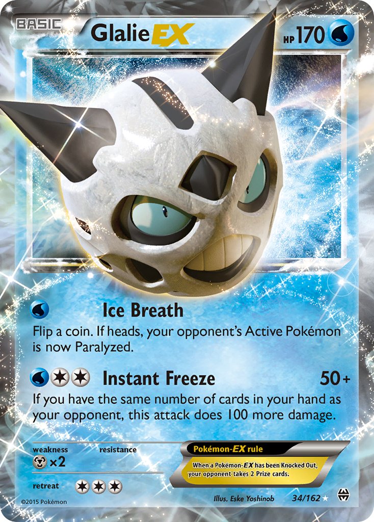 Glalie EX - BREAKthrough (Ultra Rare) [BKT-34] English / Near Mint / Normal