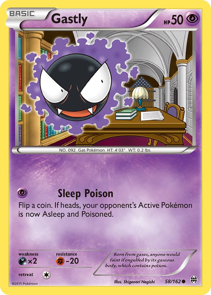 Gastly - BREAKthrough (Common) [BKT-58] English / Near Mint / Normal