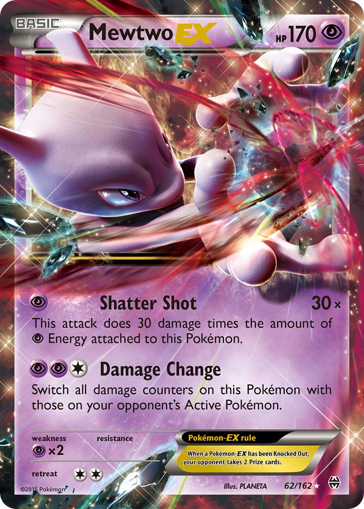 Mewtwo EX - BREAKthrough (Ultra Rare) [BKT-62] English / Excellent / Normal