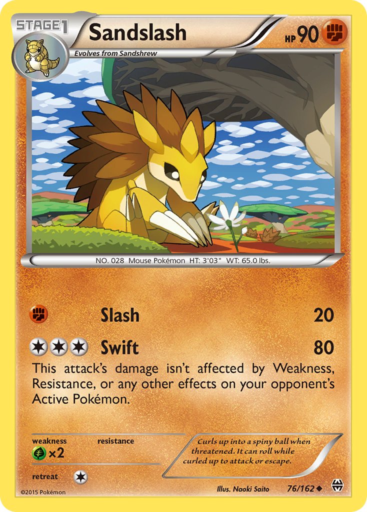 Sandslash - BREAKthrough (Uncommon) [BKT-76] English / Near Mint / Normal