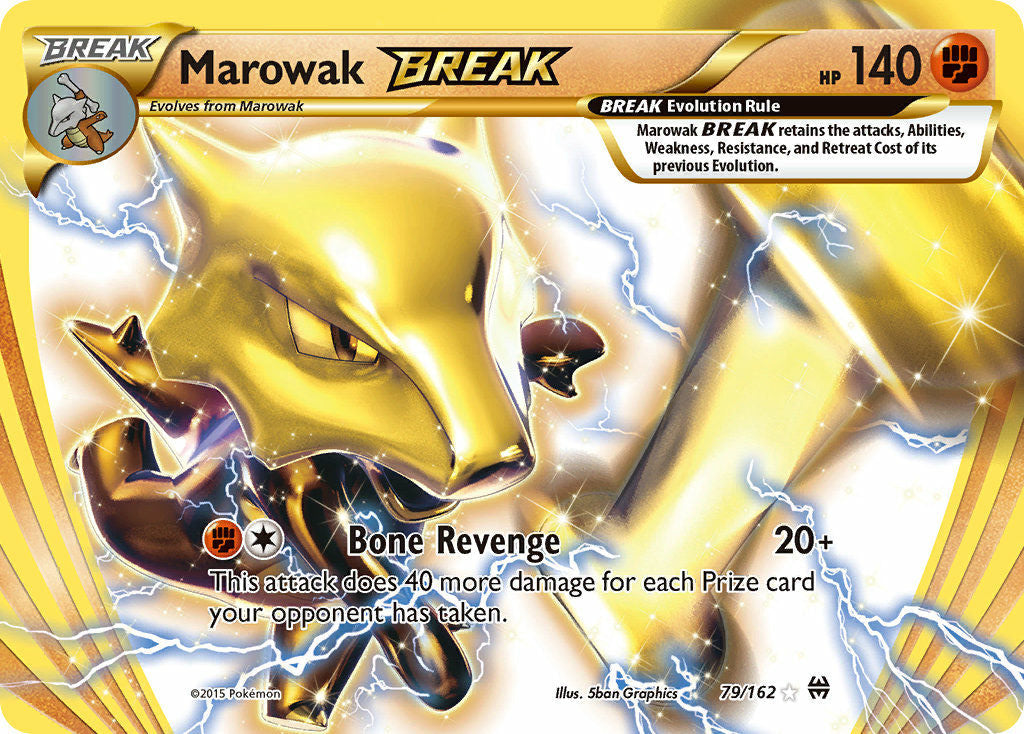 Marowak BREAK - BREAKthrough (Holo Rare) [BKT-79] English / Excellent / Normal