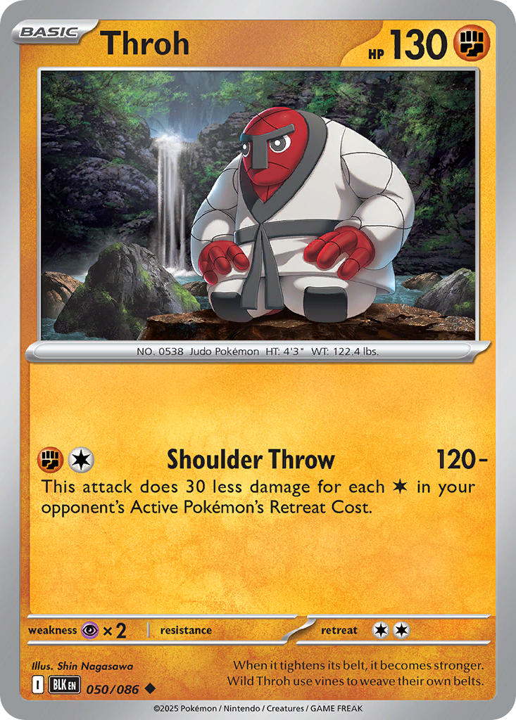 Throh⁣ - Black Bolt⁣ (Uncommon)⁣ [050] English / Near Mint / Reverse-Holo Normal