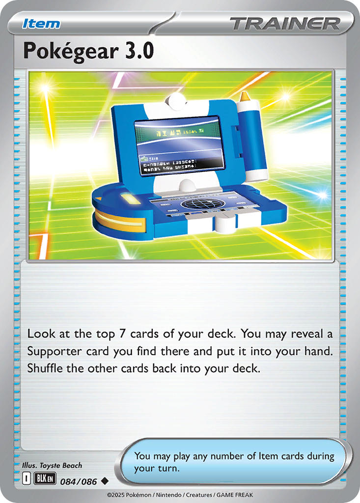 Pokégear 3.0⁣ - Black Bolt⁣ (Uncommon)⁣ [084]