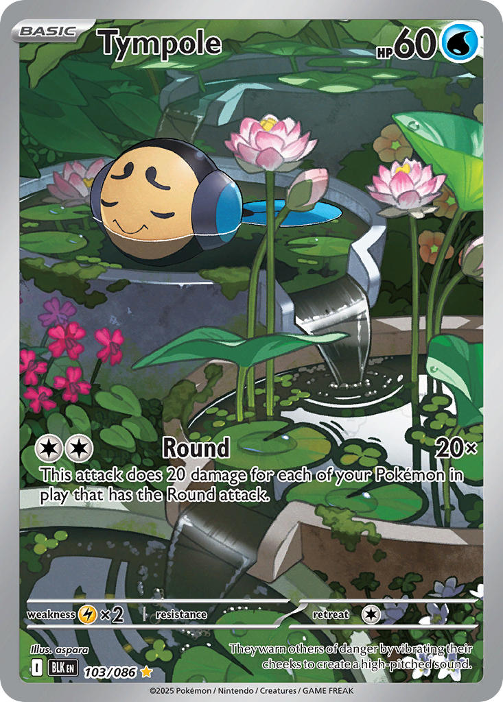 Tympole⁣ - Black Bolt⁣ (Illustration Rare)⁣ [103] English / Near Mint / Normal