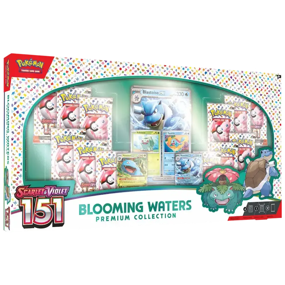 Pokemon TCG: Scarlet & Violet: 151 Blooming Waters - Premium Collection Kortspil