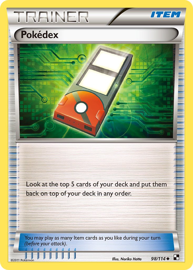 Pokédex - Black & White (Uncommon) [BLW-98] English / Near Mint / Normal