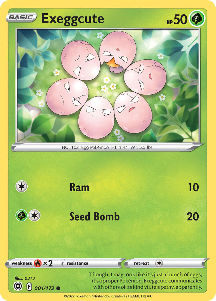 Exeggcute - Brilliant Stars (Common) [BRS-001] English / Near Mint / Normal