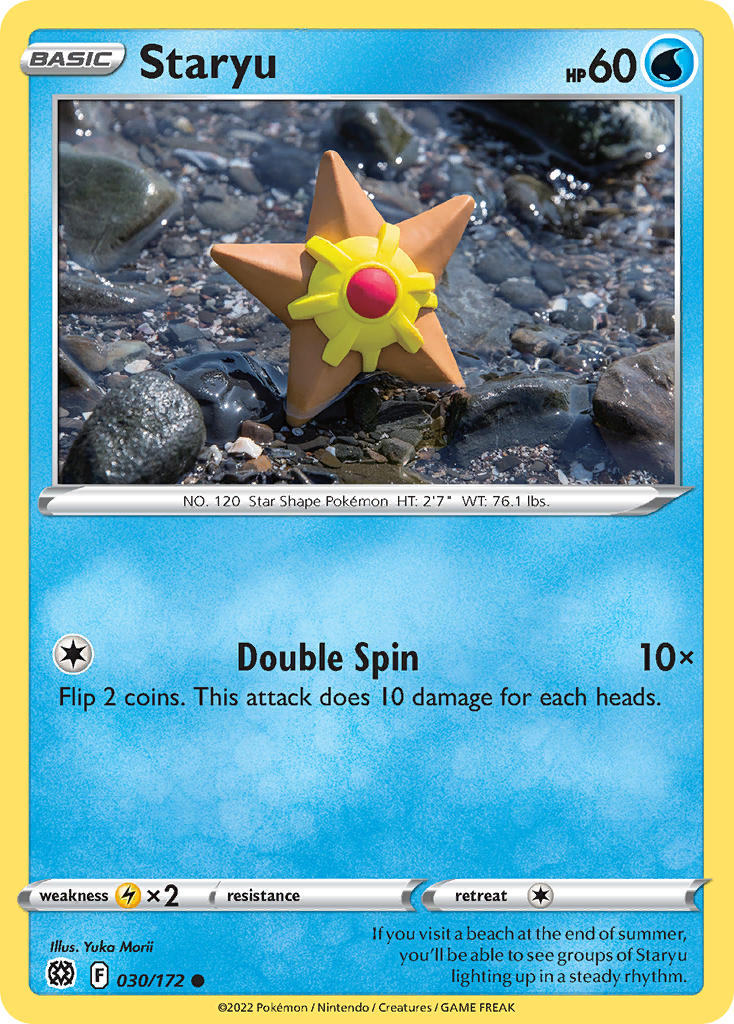 Staryu - Brilliant Stars (Common) [BRS-030] English / Near Mint / Normal