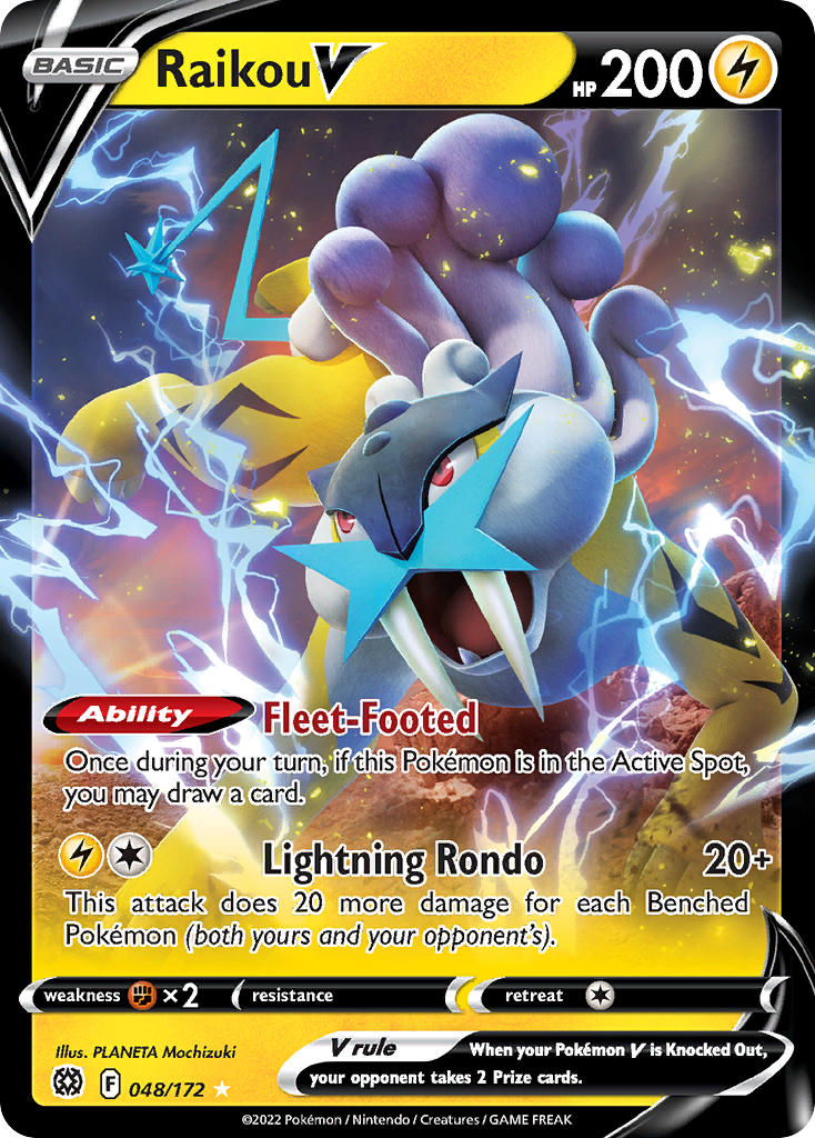 Raikou V - Brilliant Stars (Ultra Rare) [BRS-048] English / Near Mint / Normal