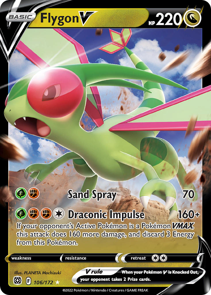 Flygon V - Brilliant Stars (Ultra Rare) [BRS-106] English / Near Mint / Normal