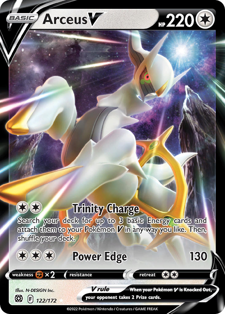 Arceus V - Brilliant Stars (Ultra Rare) [BRS-122] English / Near Mint / Normal