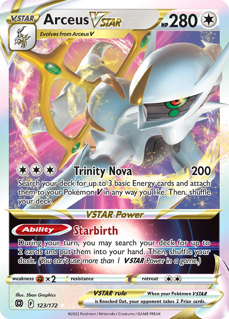 Arceus VSTAR - Brilliant Stars (Ultra Rare) [BRS-123] English / Near Mint / Normal