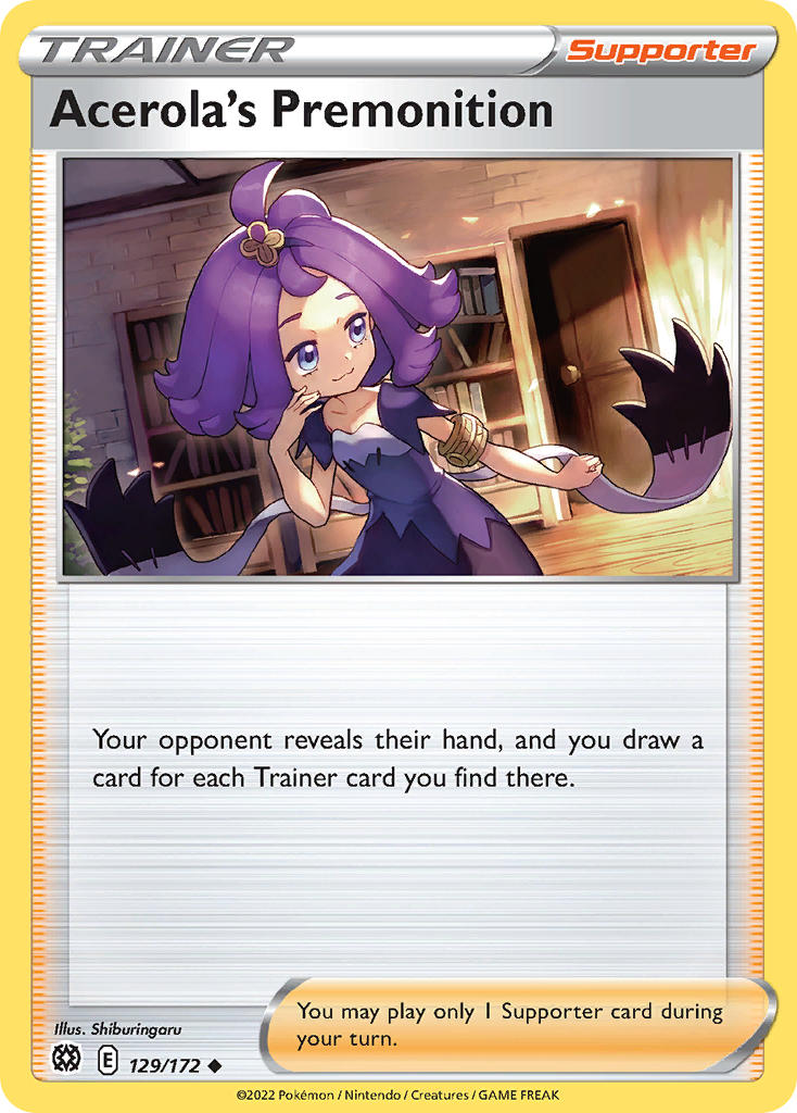 Acerola's Premonition - Brilliant Stars (Uncommon) [BRS-129] English / Near Mint / Normal