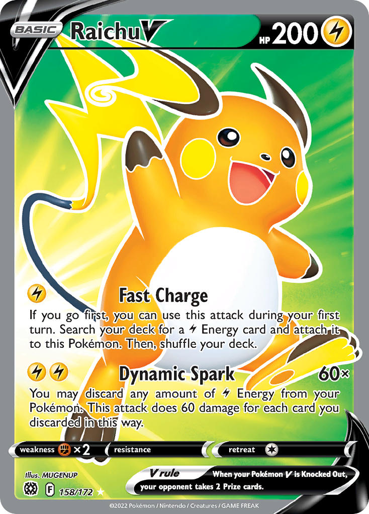 Raichu V - Brilliant Stars (Ultra Rare) [BRS-158] English / Near Mint / Normal