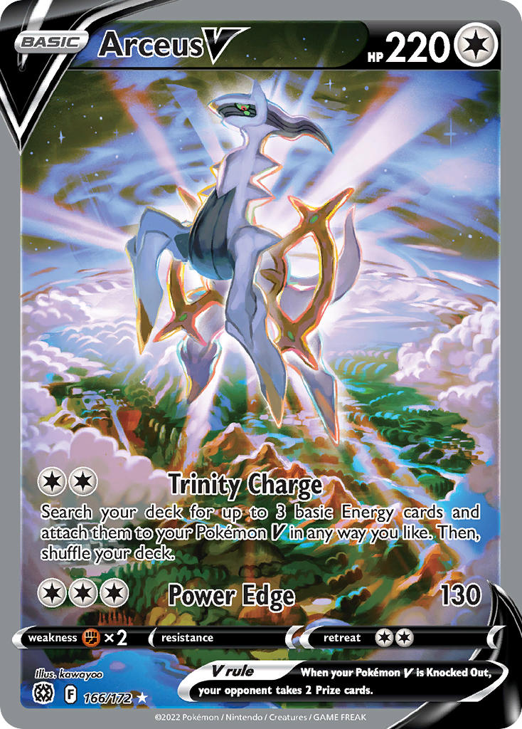 Arceus V - Brilliant Stars (Ultra Rare) [BRS-166] English / Near Mint / Normal