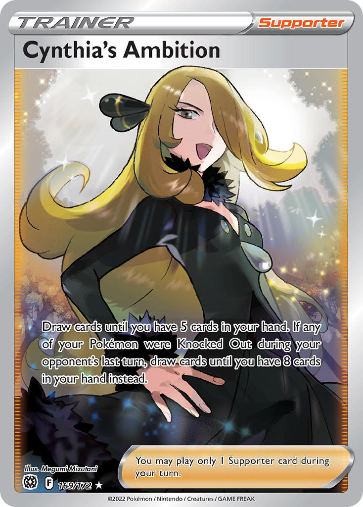 Cynthia's Ambition - Brilliant Stars (Ultra Rare) [BRS-169] English / Near Mint / Normal
