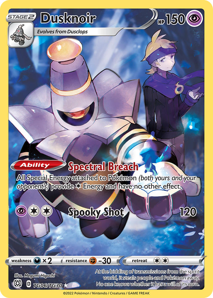 Dusknoir - Brilliant Stars (Holo Rare) [BRS-TG06] English / Near Mint / Normal