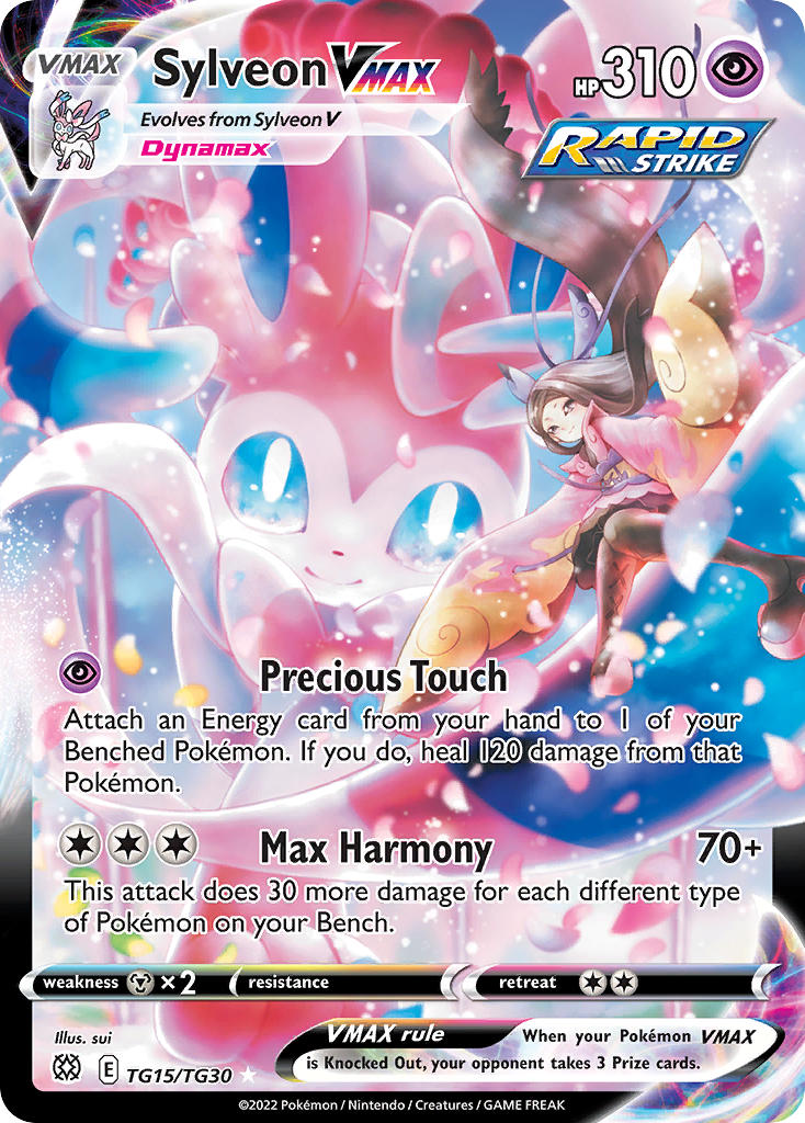 Sylveon VMAX - Brilliant Stars (Ultra Rare) [BRS-TG15] English / Near Mint / Normal
