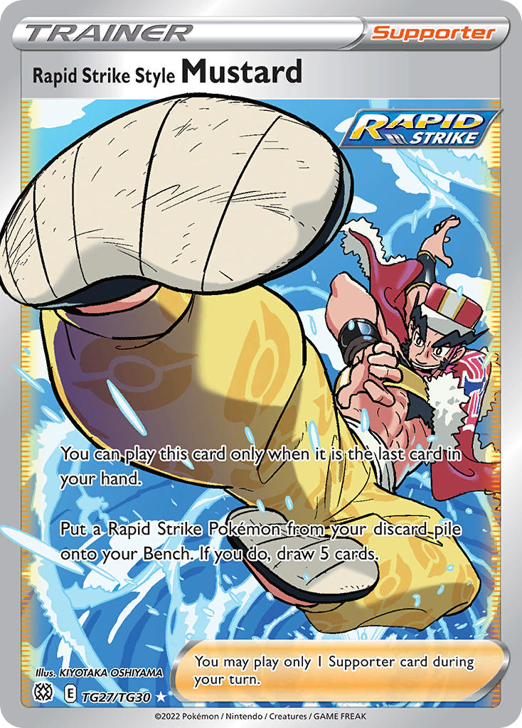 Rapid Strike Style Mustard - Brilliant Stars (Ultra Rare) [BRS-TG27] English / Near Mint / Normal