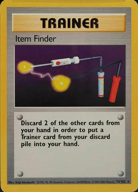 Item Finder⁣ - Base Set⁣ (Rare)⁣ [74] English / Light Played / Normal