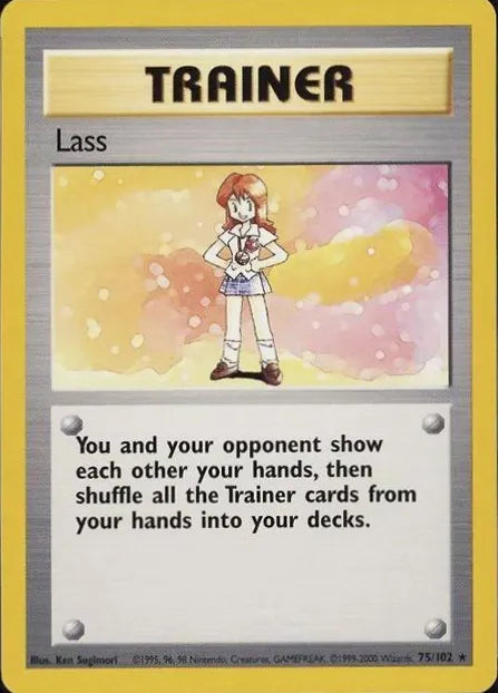 Lass⁣ - Base Set⁣ (Rare)⁣ [75] English / Played / Normal