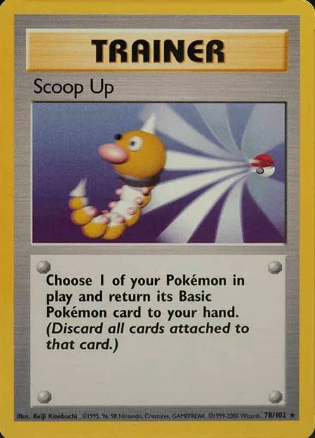 Scoop Up⁣ - Base Set⁣ (Rare)⁣ [78] English / Played / Normal