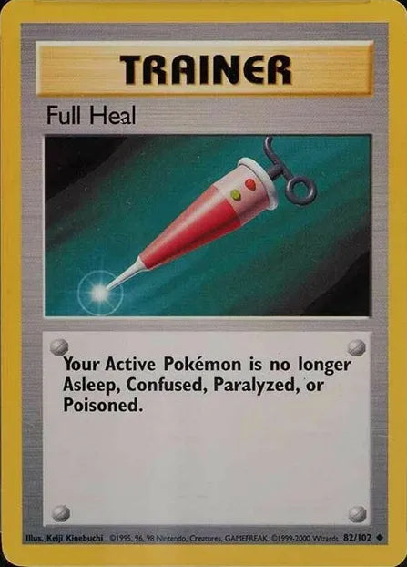 Full Heal⁣ - Base Set⁣ (Uncommon)⁣ [82] English / Played / Normal