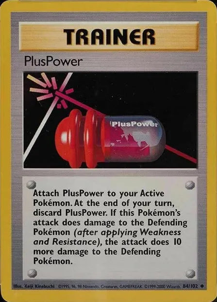 PlusPower⁣ - Base Set⁣ (Uncommon)⁣ [84] English / Poor / Normal