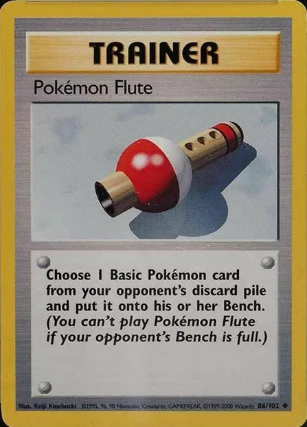 Pokémon Flute⁣ - Base Set⁣ (Uncommon)⁣ [86] English / Light Played / Normal