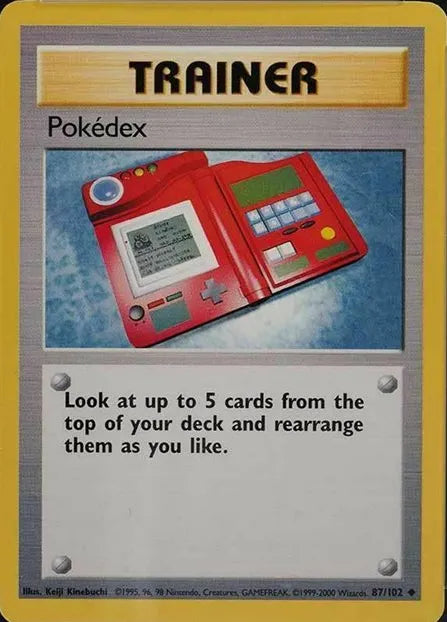 Pokédex⁣ - Base Set⁣ (Uncommon)⁣ [87] English / Light Played / Normal