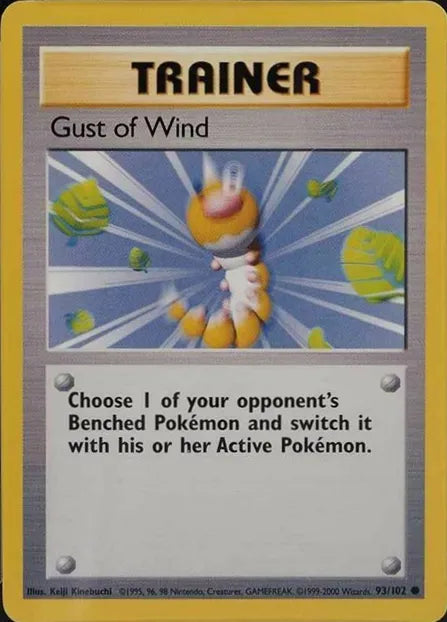 Gust of Wind⁣ - Base Set⁣ (Common)⁣ [93] English / Poor / Normal