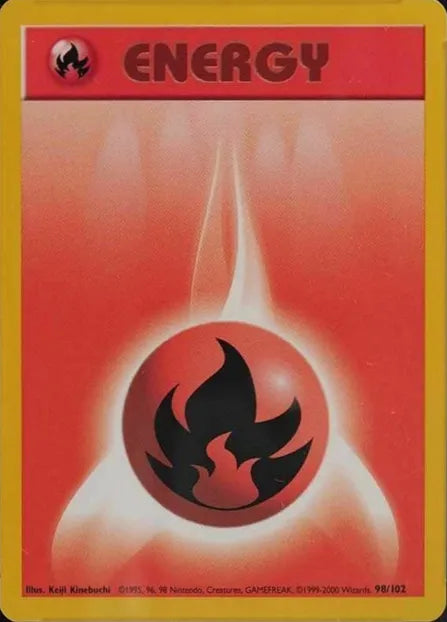 Fire Energy⁣ - Base Set⁣ (Common)⁣ [98] English / Good / Normal