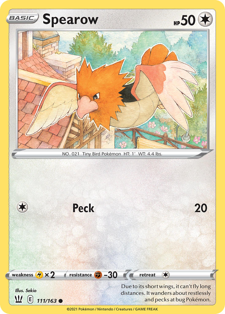 Spearow - Battle Styles (Common) [BST-111] English / Near Mint / Normal