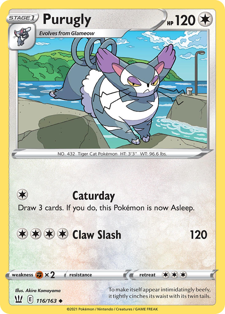 Purugly - Battle Styles (Uncommon) [BST-116] English / Near Mint / Normal