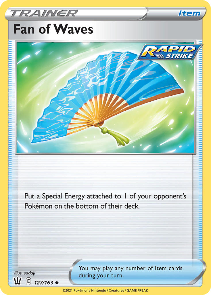 Fan of Waves - Battle Styles (Uncommon) [BST-127] English / Near Mint / Normal
