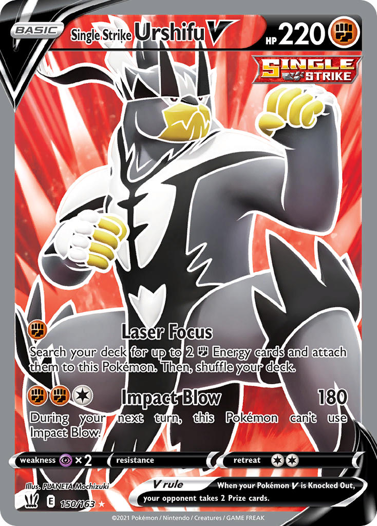 Single Strike Urshifu V - Battle Styles (Ultra Rare) [BST-150] English / Near Mint / Normal