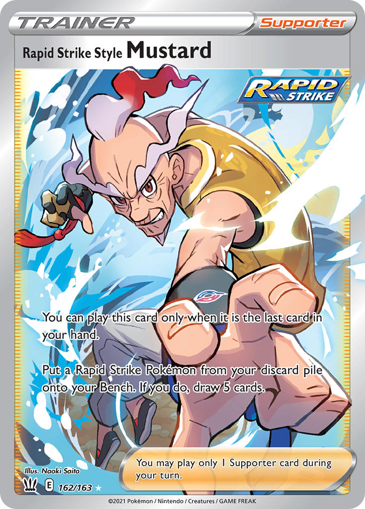 Rapid Strike Style Mustard - Battle Styles (Ultra Rare) [BST-162] English / Near Mint / Normal