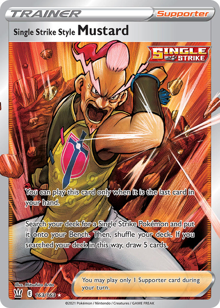Single Strike Style Mustard - Battle Styles (Ultra Rare) [BST-163] English / Near Mint / Normal