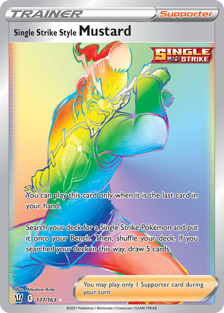 Single Strike Style Mustard - Battle Styles (Secret Rare) [BST-177] English / Near Mint / Normal
