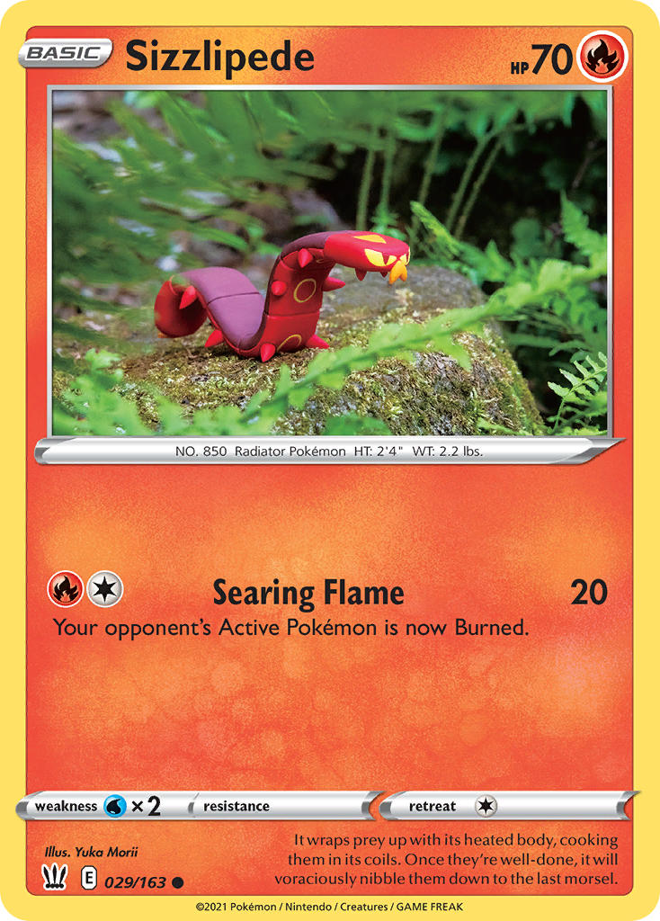 Sizzlipede - Battle Styles (Common) [BST-29] English / Near Mint / Normal